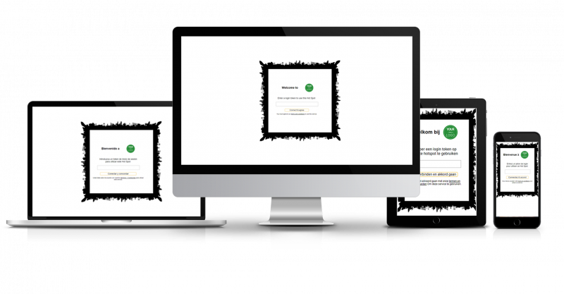 plantillas de Página de Login Multi-lenguas