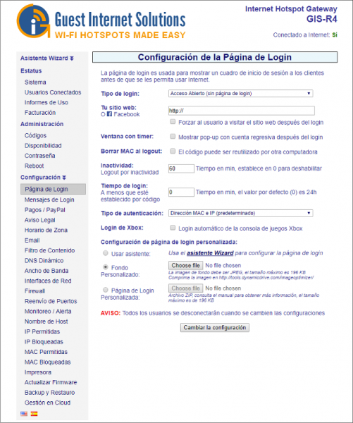 Hotspot Acceso Abierto