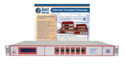 Guest Internet Hotspot-Gateway GIS-R40 Quad-WAN
